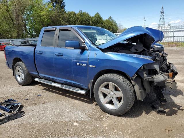 1D7RV1GT4AS136870 - 2010 DODGE RAM 1500 BLUE photo 4