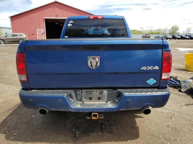 1D7RV1GT4AS136870 - 2010 DODGE RAM 1500 BLUE photo 6