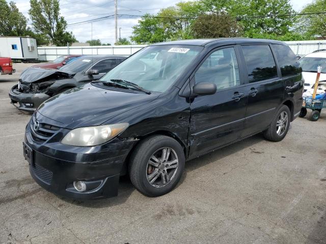 JM3LW28A660569519 - 2006 MAZDA MPV WAGON BLACK photo 1