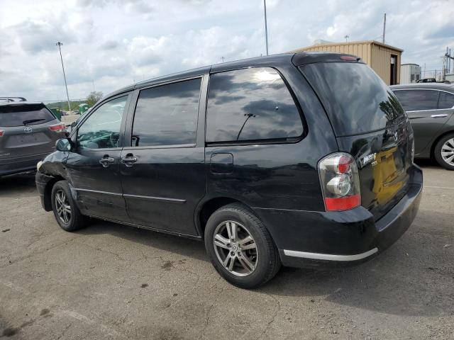 JM3LW28A660569519 - 2006 MAZDA MPV WAGON BLACK photo 2