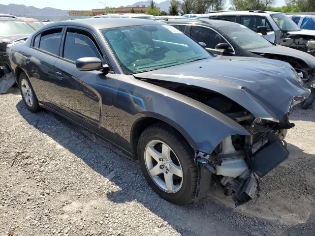 2C3CDXBG6EH169032 - 2014 DODGE CHARGER SE GRAY photo 4