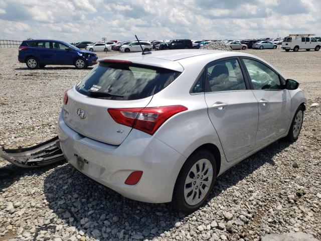 KMHD35LH6HU369372 - 2017 HYUNDAI ELANTRA GT SILVER photo 4