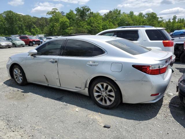 JTHBW1GG2D2017794 - 2013 LEXUS ES 300H SILVER photo 2