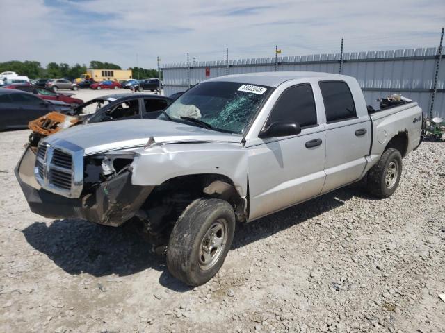 1D7HW28K36S506993 - 2006 DODGE DAKOTA QUAD SILVER photo 1