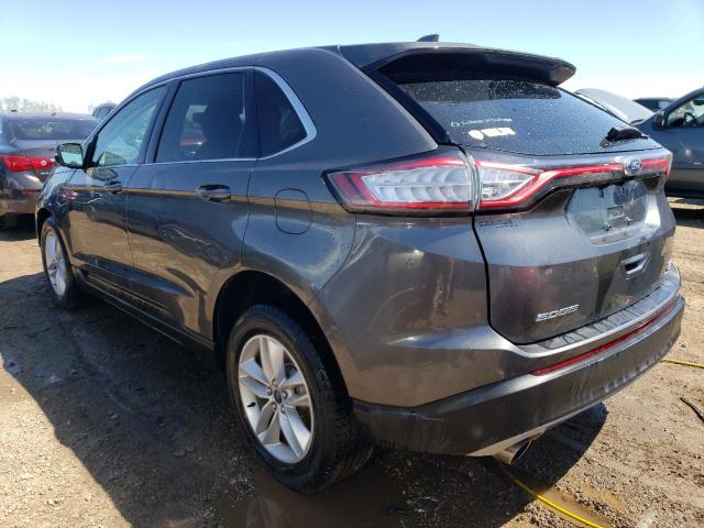 2FMPK4J99HBB30054 - 2017 FORD EDGE SEL GRAY photo 2