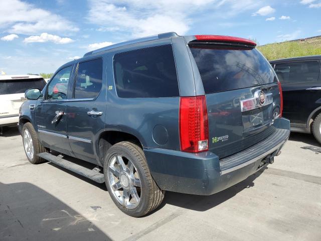 1GYFK43559R139739 - 2009 CADILLAC ESCALADE HYBRID TEAL photo 2