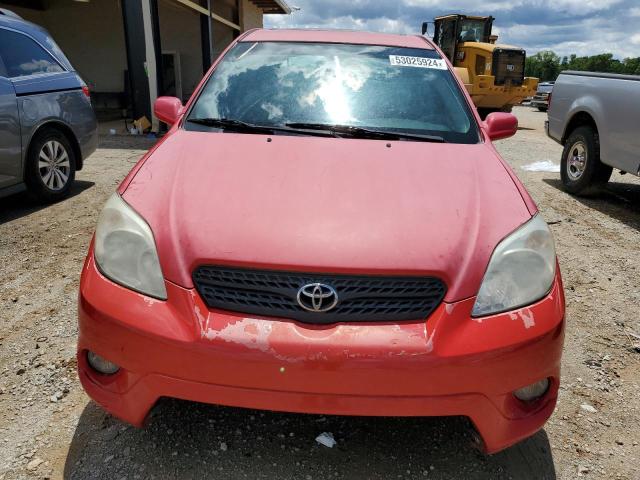 2T1KR32EX5C439616 - 2005 TOYOTA COROLLA MA XR RED photo 5