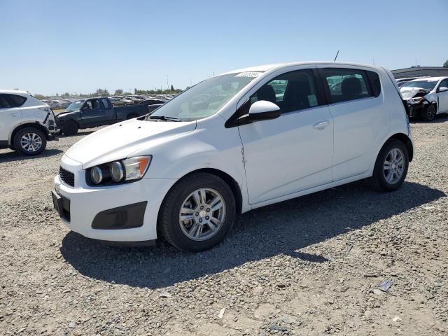 1G1JC6SG1F4129173 - 2015 CHEVROLET SONIC LT WHITE photo 1