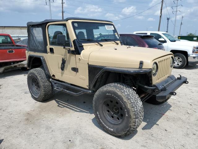 1J4FA49S61P323118 - 2001 JEEP WRANGLER / SPORT TAN photo 4