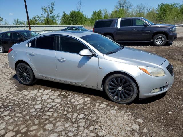 W04GW5EV3B1081842 - 2011 BUICK REGAL CXL SILVER photo 4