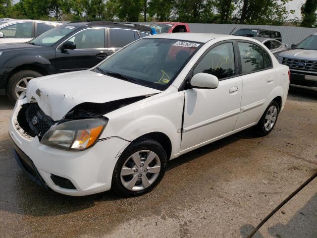 KNADH4A31B6943134 - 2011 KIA RIO BASE WHITE photo 1