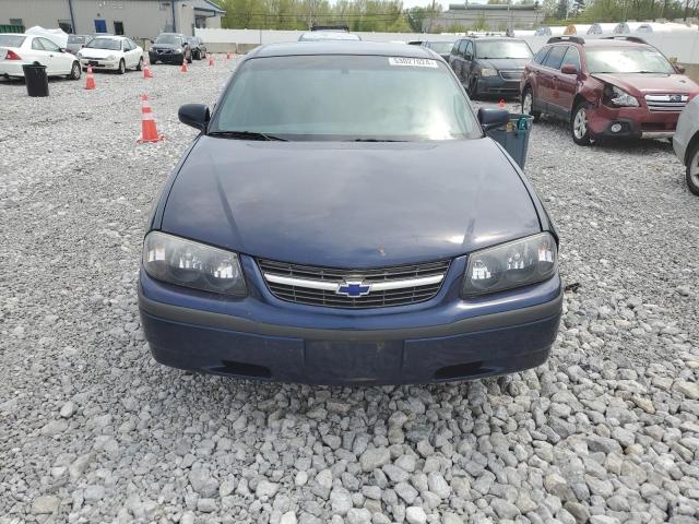 2G1WF52E219248653 - 2001 CHEVROLET IMPALA BLUE photo 5