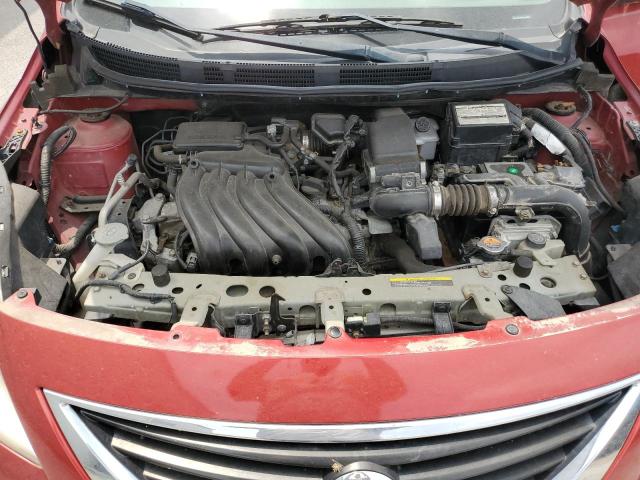 3N1CN7APXEL829464 - 2014 NISSAN VERSA S RED photo 11