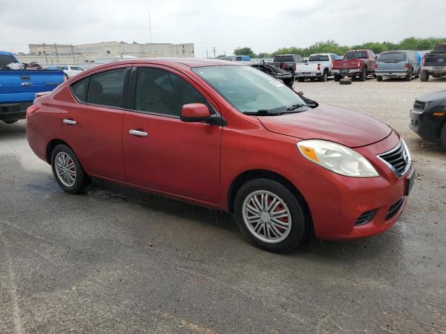 3N1CN7APXEL829464 - 2014 NISSAN VERSA S RED photo 4