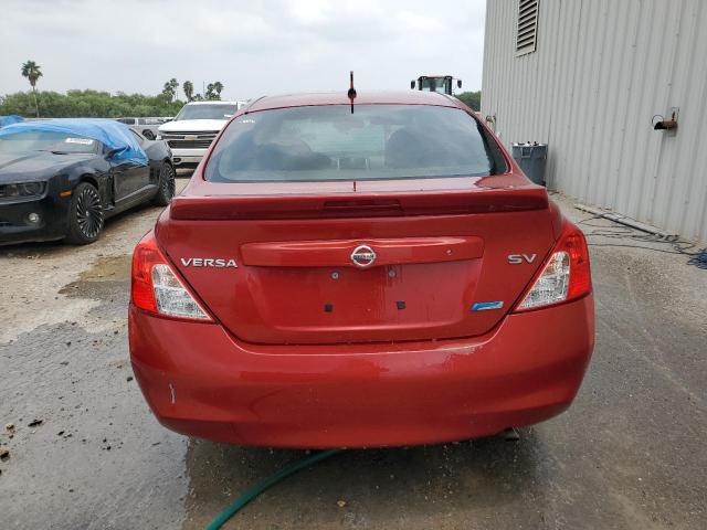 3N1CN7APXEL829464 - 2014 NISSAN VERSA S RED photo 6