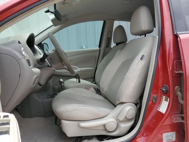 3N1CN7APXEL829464 - 2014 NISSAN VERSA S RED photo 7