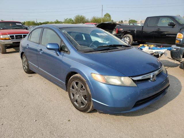 1HGFA16547L075231 - 2007 HONDA CIVIC LX BLUE photo 4