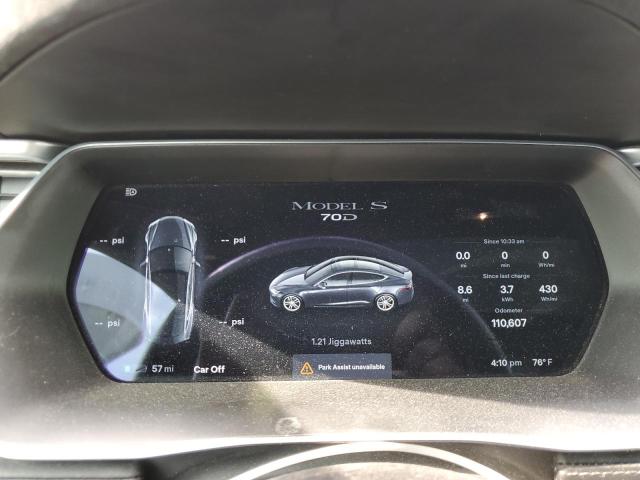 5YJSA1E20GF129356 - 2016 TESLA MODEL S Boz foto 9