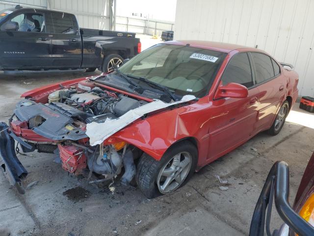 1G2NW52E71C110414 - 2001 PONTIAC GRAND AM GT RED photo 1