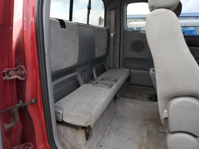 5TETX22N96Z171481 - 2006 TOYOTA TACOMA ACCESS CAB RED photo 10