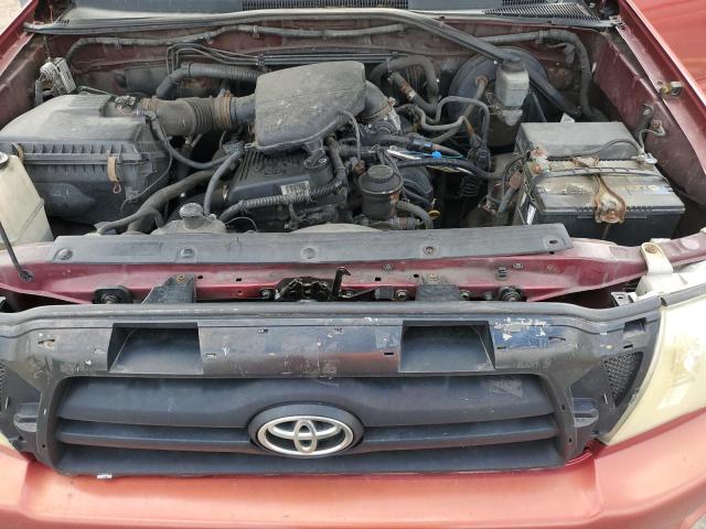 5TETX22N96Z171481 - 2006 TOYOTA TACOMA ACCESS CAB RED photo 11