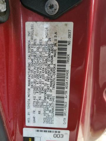 5TETX22N96Z171481 - 2006 TOYOTA TACOMA ACCESS CAB Qırmızı foto 12