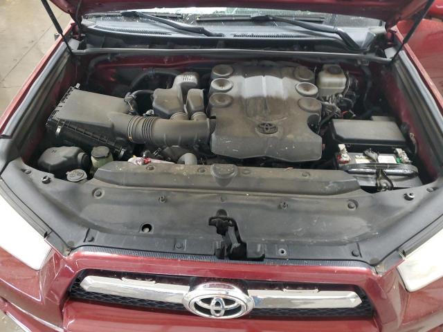 JTEBU5JR7D5122981 - 2013 TOYOTA 4RUNNER SR5 勃艮第红 照片 12