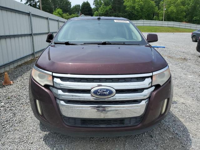 2FMDK3JC0BBA83741 - 2011 FORD EDGE SEL BURGUNDY photo 5