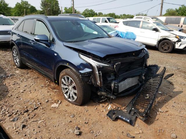 1GYFZFR41MF000594 - 2021 CADILLAC XT4 SPORT BLUE photo 4