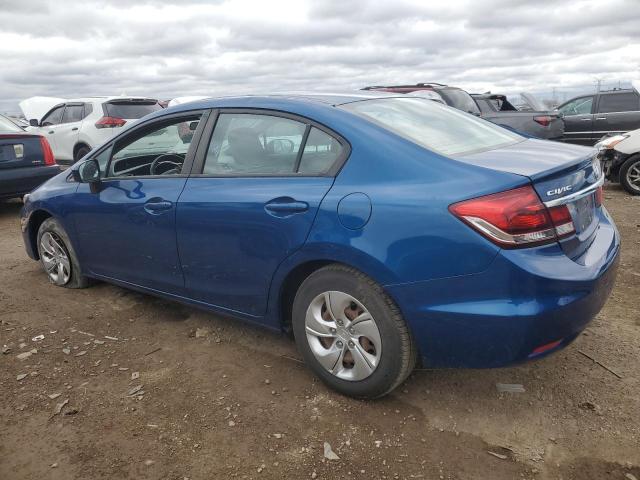 2HGFB2F50EH551410 - 2014 HONDA CIVIC LX 蓝色 照片 2