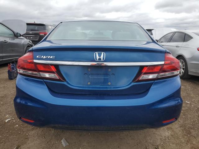 2HGFB2F50EH551410 - 2014 HONDA CIVIC LX 蓝色 照片 6