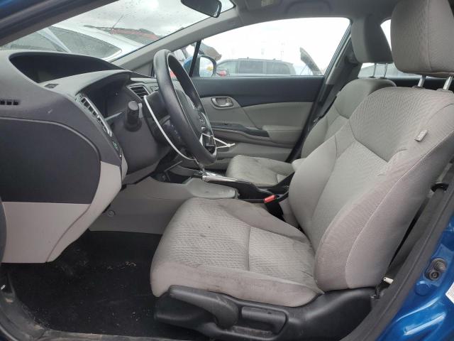 2HGFB2F50EH551410 - 2014 HONDA CIVIC LX 蓝色 照片 7