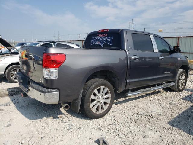 5TFFY5F10BX111710 - 2011 TOYOTA TUNDRA CREWMAX LIMITED GRAY photo 3