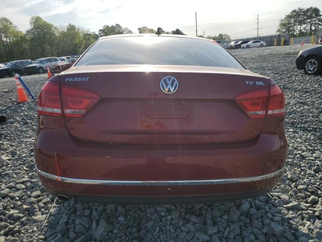 1VWCV7A36FC104402 - 2015 VOLKSWAGEN PASSAT SEL Բորդո լուսանկար 6