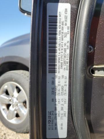 1C6RR7TT0KS714009 - 2019 RAM 1500 CLASS SLT 灰色 照片 12