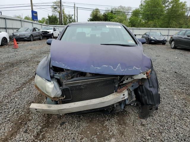 2HGFA16516H513490 - 2006 HONDA CIVIC LX BLUE photo 5