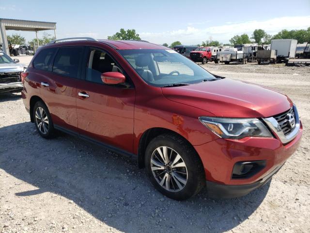 5N1DR2MN7HC693244 - 2017 NISSAN PATHFINDER S RED photo 4