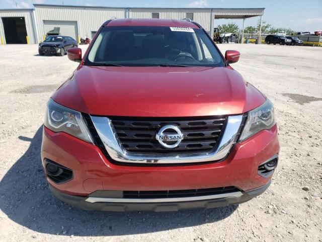 5N1DR2MN7HC693244 - 2017 NISSAN PATHFINDER S RED photo 5