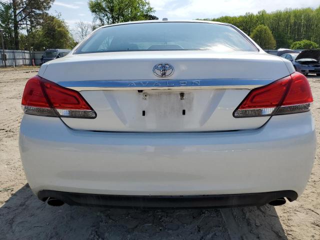 4T1BK3DB1CU451284 - 2012 TOYOTA AVALON BASE WHITE photo 6