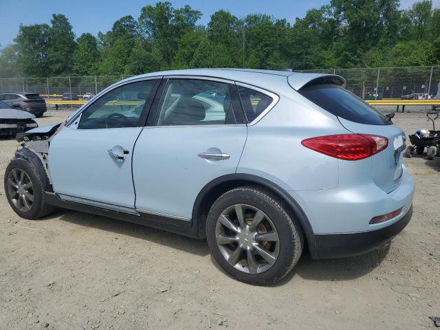 JN1AJ0HR8BM853264 - 2011 INFINITI EX35 BASE BLUE photo 2