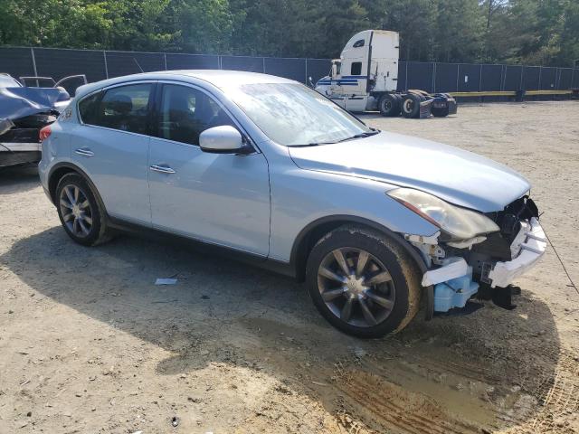 JN1AJ0HR8BM853264 - 2011 INFINITI EX35 BASE BLUE photo 4