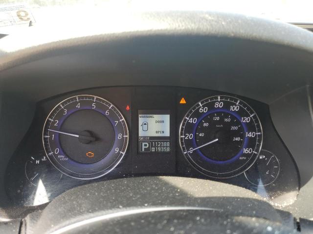 JN1AJ0HR8BM853264 - 2011 INFINITI EX35 BASE BLUE photo 9