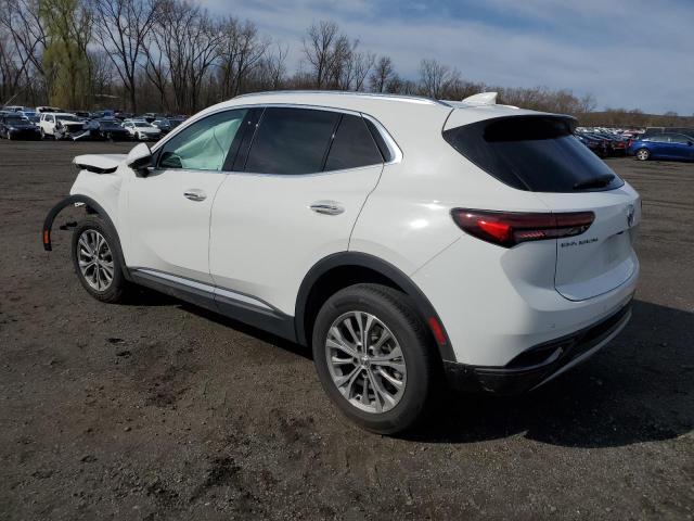 LRBAZLR44ND165226 - 2022 BUICK ENVISION PREFERRED WHITE photo 2