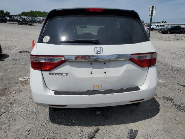 5FNRL5H49CB079032 - 2012 HONDA ODYSSEY EX WHITE photo 6