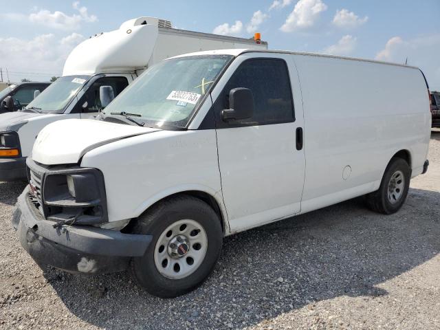 1GTS7AF48D1152421 - 2013 GMC SAVANA G1500 WHITE photo 1