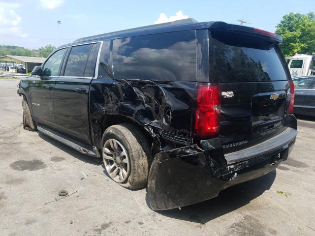 1GNSKHKC3HR231417 - 2017 CHEVROLET SUBURBAN K1500 LT BLACK photo 3