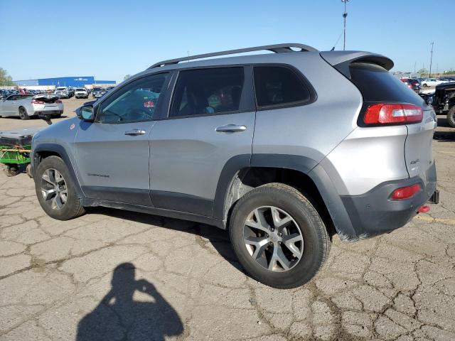 1C4PJMBBXEW180786 - 2014 JEEP CHEROKEE TRAILHAWK SILVER photo 2