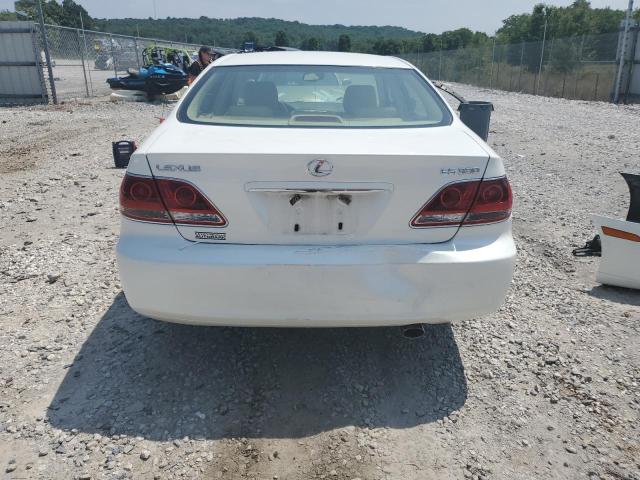 JTHBA30G255131489 - 2005 LEXUS ES 330 WHITE photo 6