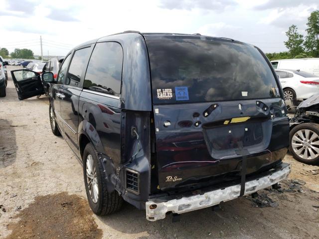 2C4RC1CG0DR645935 - 2013 CHRYSLER TOWN & COU TOURING L BLUE photo 2