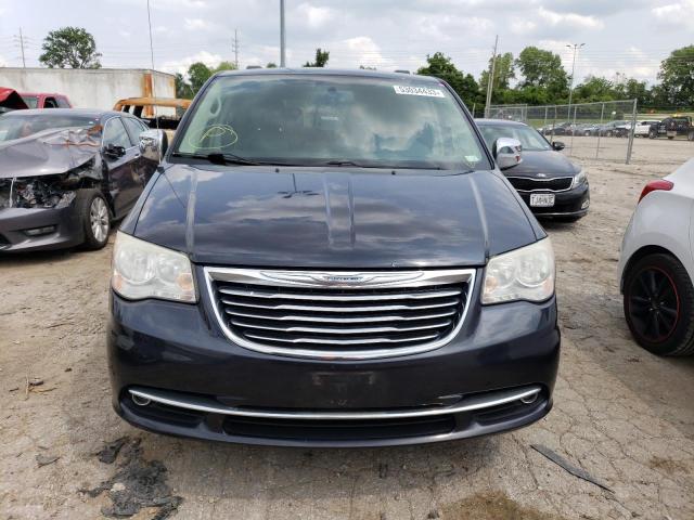 2C4RC1CG0DR645935 - 2013 CHRYSLER TOWN & COU TOURING L BLUE photo 5